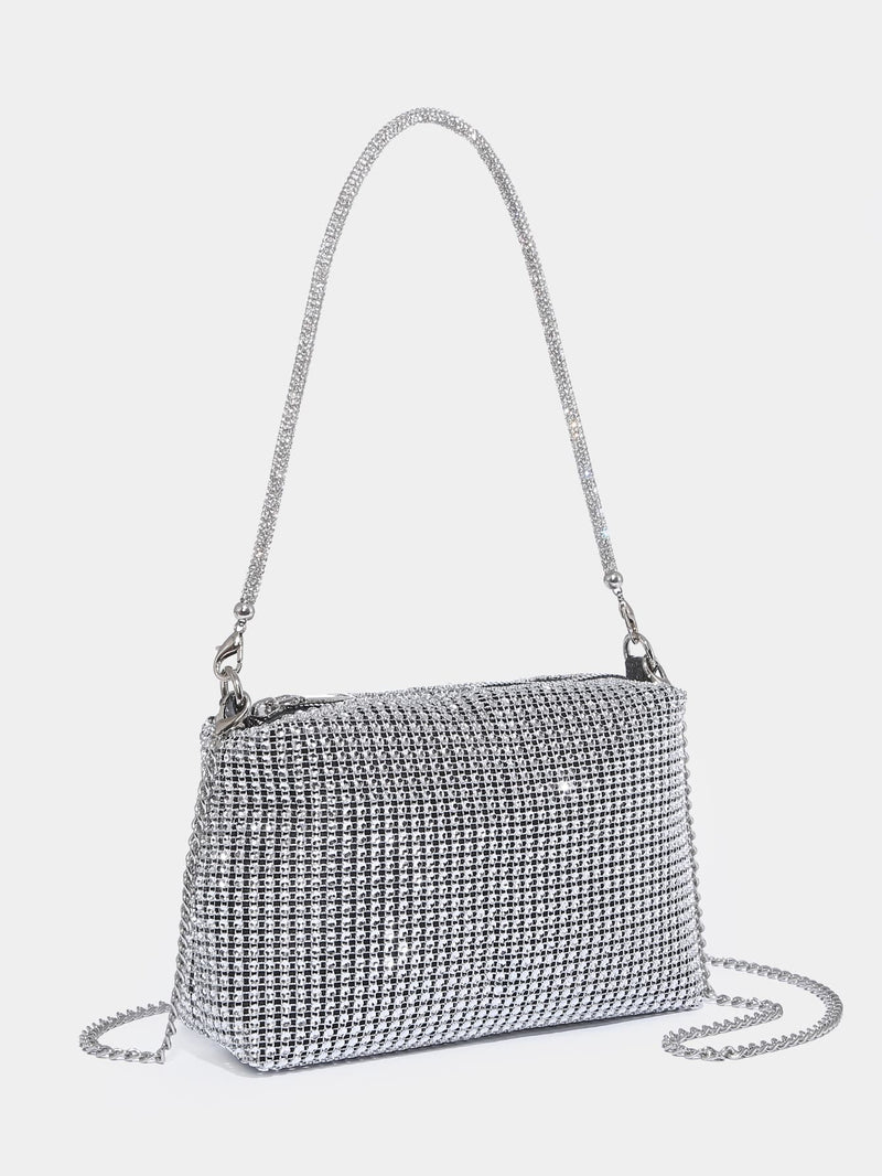 Bolsa Strass Mini Brilhante